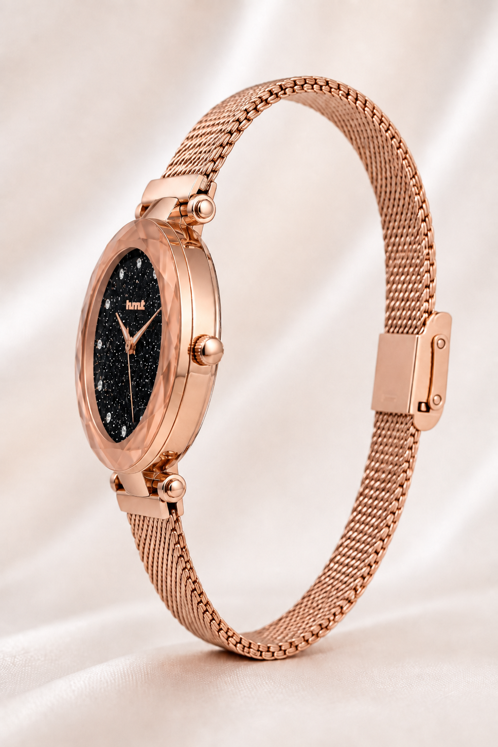 Rose Gold Starry Night Analog Watch