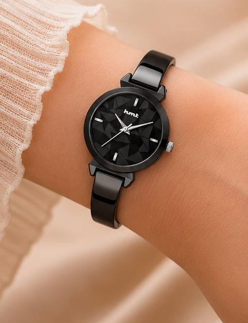All-Black Bangle Watch