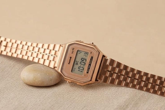 Retro Square Electronic Timepiece