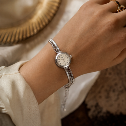 Vintage HMT Multi-Strand Anti-Tarnish Chain Bracelet Watch