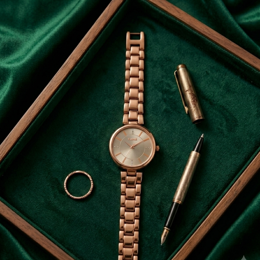 Stainless Steel Link Bracelet Watch