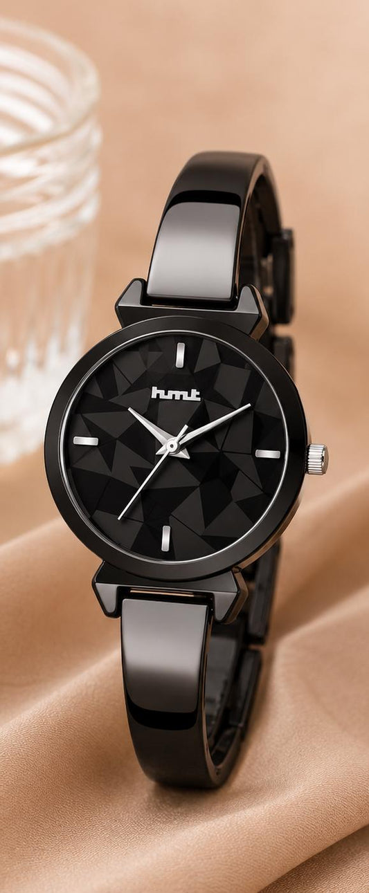 All-Black Bangle Watch