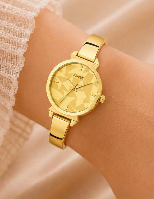 Yellow Bangle Watch